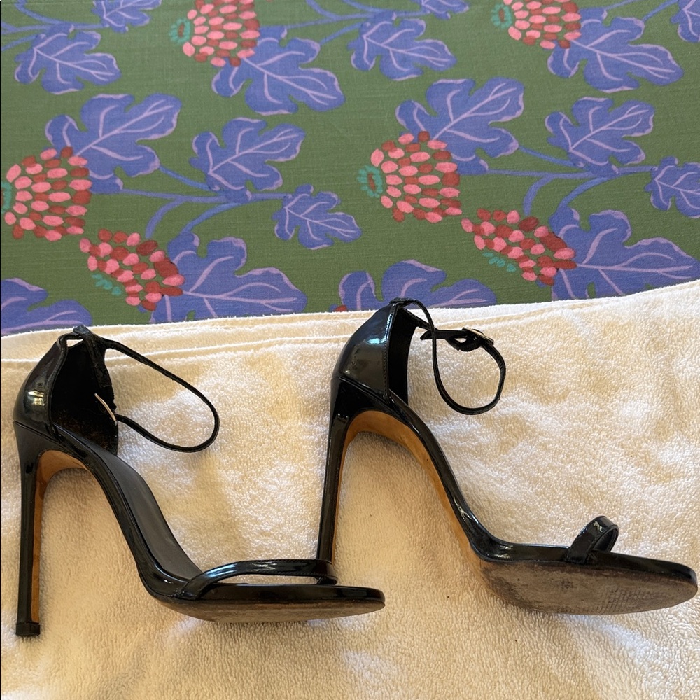 Stuart Weitzman Black Patent Heels - Picture 6 of 8